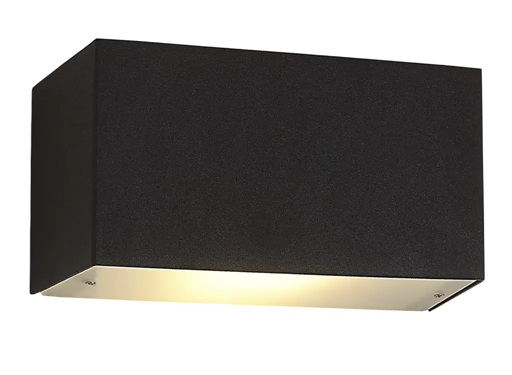 FLUO Wandlicht zwart 140mm G9 2,5W LED WW dimbaar