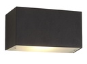 FLUO Wandlicht zwart 140mm G9 2,5W LED WW dimbaar