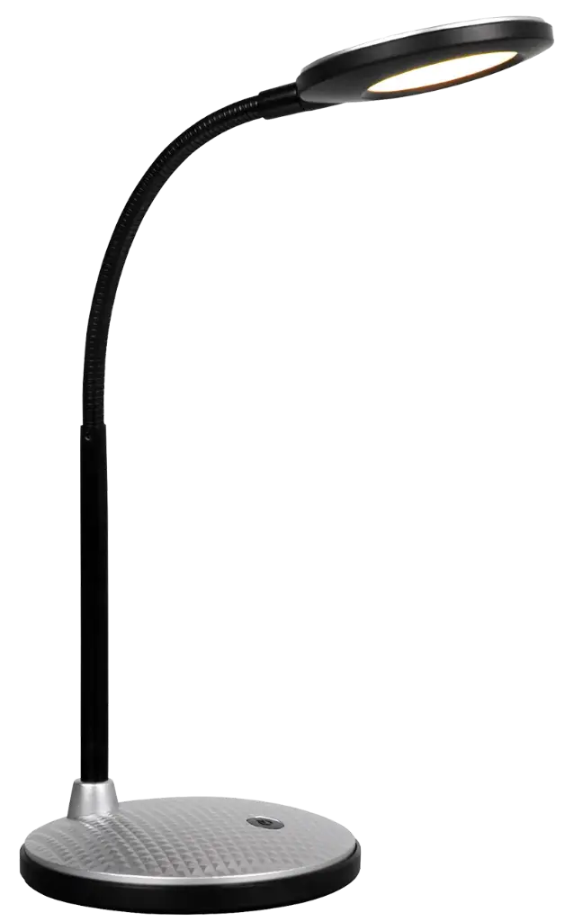 INDEX lampe de bureau argent SMD LED 4,8W