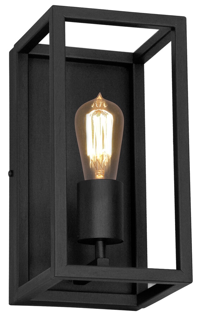 KAGO black wall lamp 1xE27 max 60W