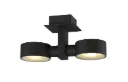 NIC NAC PLAF. 2XG9/2,5W noir satiné