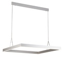 PURE LED pendel vierkant 90x90 42W wit