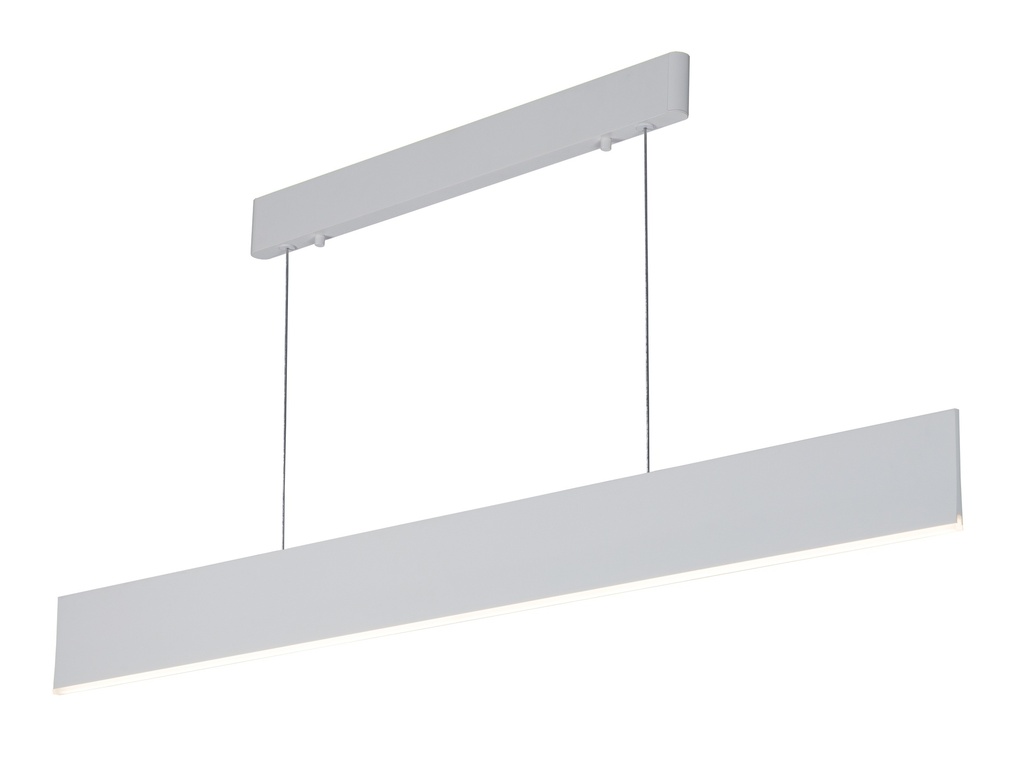 PURE LED pendel lang 120cm 26W wit