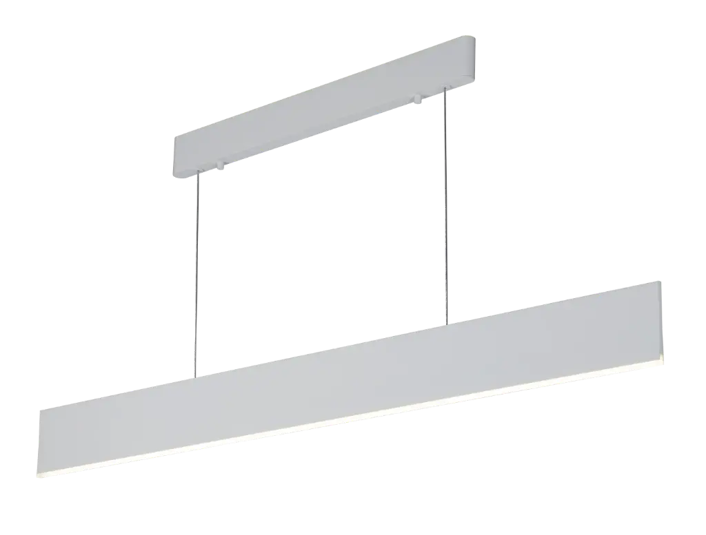PURE pendant long 120cm LED 26W satin white