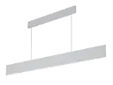 PURE LED pendel lang 120cm 26W wit