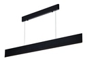 PURE LED pendel lang 120cm 26W zwart