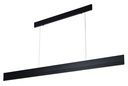 PURE LED pendel lang 180cm 37W zwart