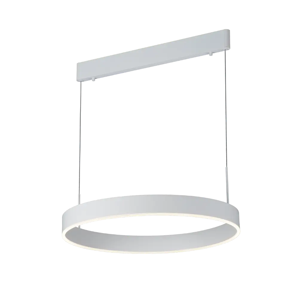 PURE LED pendel rond D60 22W wit