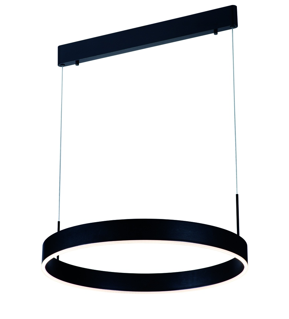 PURE LED pendel rond D60 22W zwart