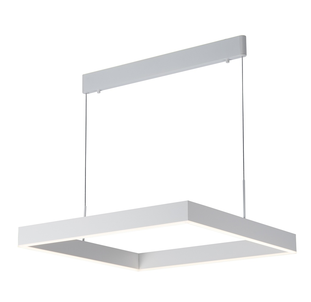 PURE LED pendel vierkant 31W wit