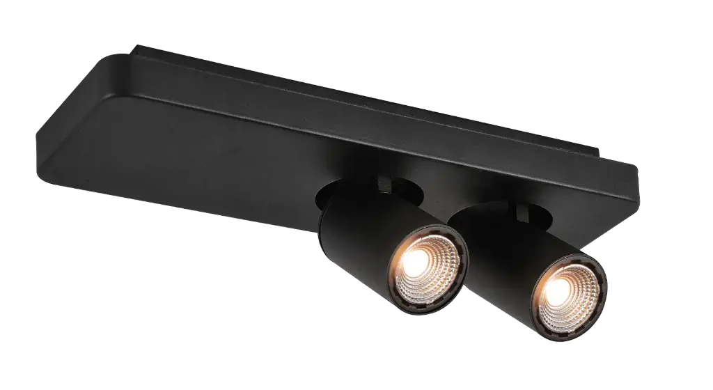 Nysit 2L B/B/B 2x4,5W GU10 dimmable LED incl.