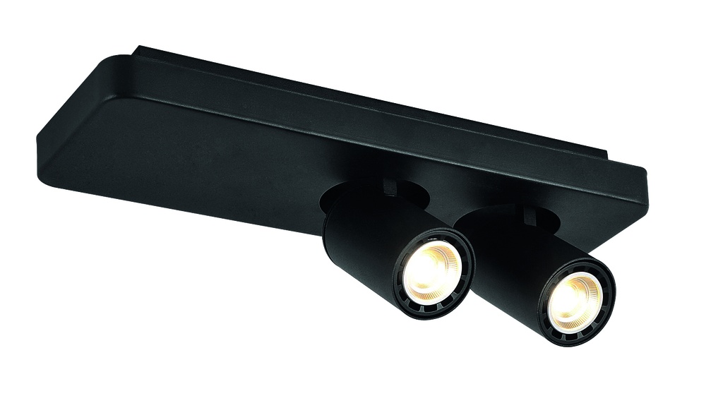 Nysit 2L B/B/B 2x4,5W GU10 dimmable LED incl.
