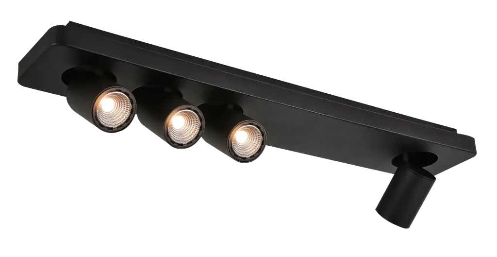 Nysit 4L B/B/B 4x4,5W GU10 dimmable LED incl.