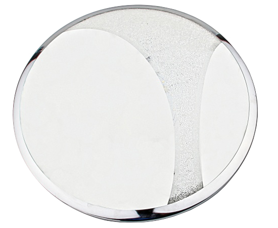 INOA plafondlamp 12W AC-Led diam 30,5 metaal+glas