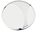INOA plafondlamp 12W AC-Led diam 30,5 metaal+glas