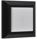 NOKI Wandlicht vierkant zwart SMD LED 450Lm 3,8W IP65
