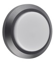 NOKI Wandlicht rond grijs SMD LED 470Lm 3,8W IP65