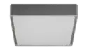 GOA ceilinglamp square grey SMD LED 1350Lm 11,5W IP65