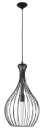 STRINGS Susp. lamp black 1xE27 diam 26cm