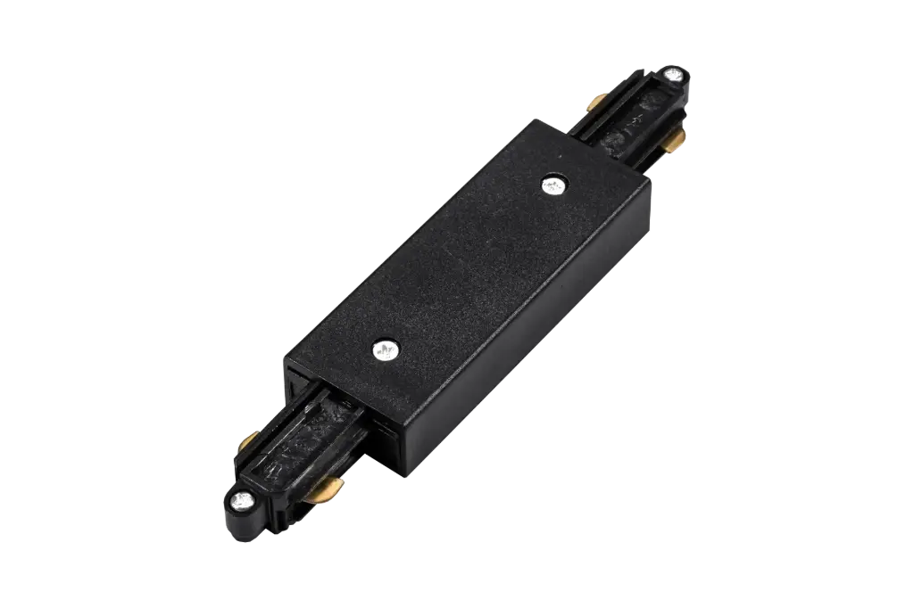 TRACK 1F straight connector black