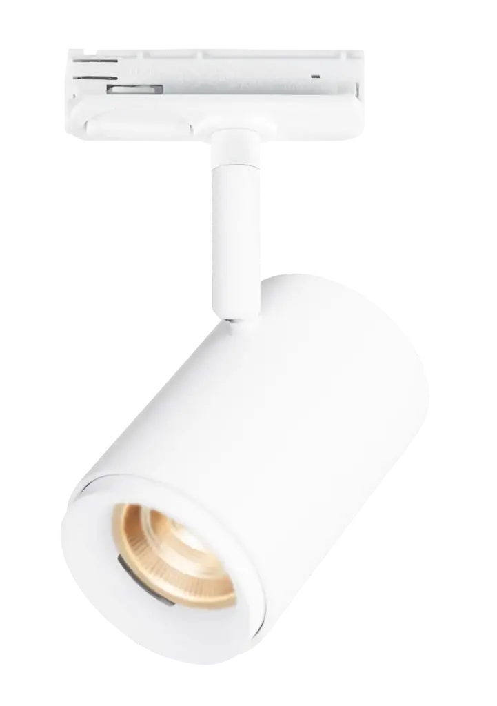 LITHIUM track spot monofase 12W LED dim-to-warm 36° wit