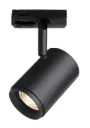 LITHIUM track spot monofase 12W LED dim-to-warm  36° zwart