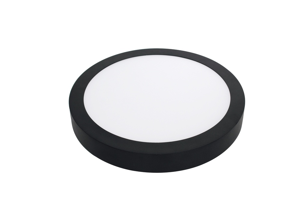 FLUKE  CCT rond 24W SMD LED 3000K 1920lm diam.30 zwart