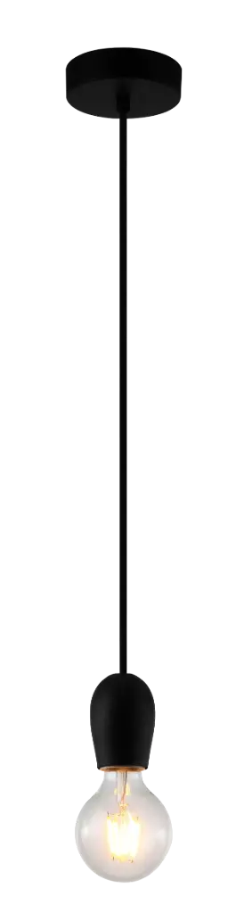 KOBAR pendant Black/black 1x E27