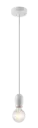 KOBAR pendant white/white 1x E27
