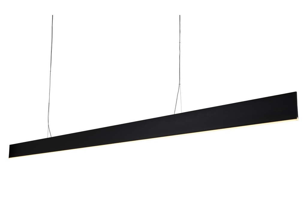 PURE LED pendel lang 250cm 42W zwart