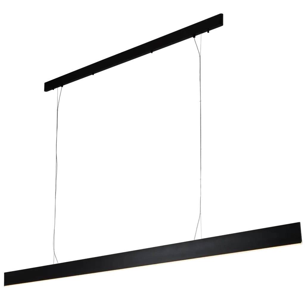 PURE pendule longue 250cm LED 42W noir