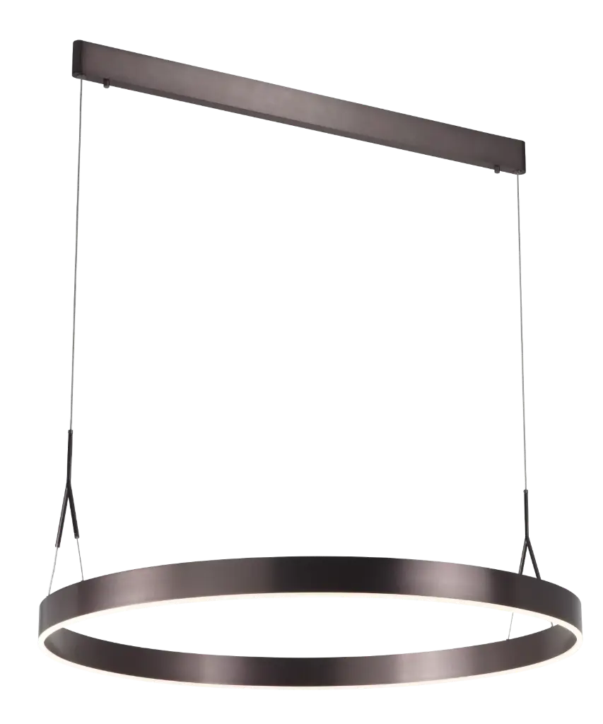 PURE pendule ronde D90 LED  35W bronze