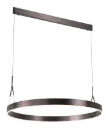 PURE pendule ronde D90 LED  35W bronze