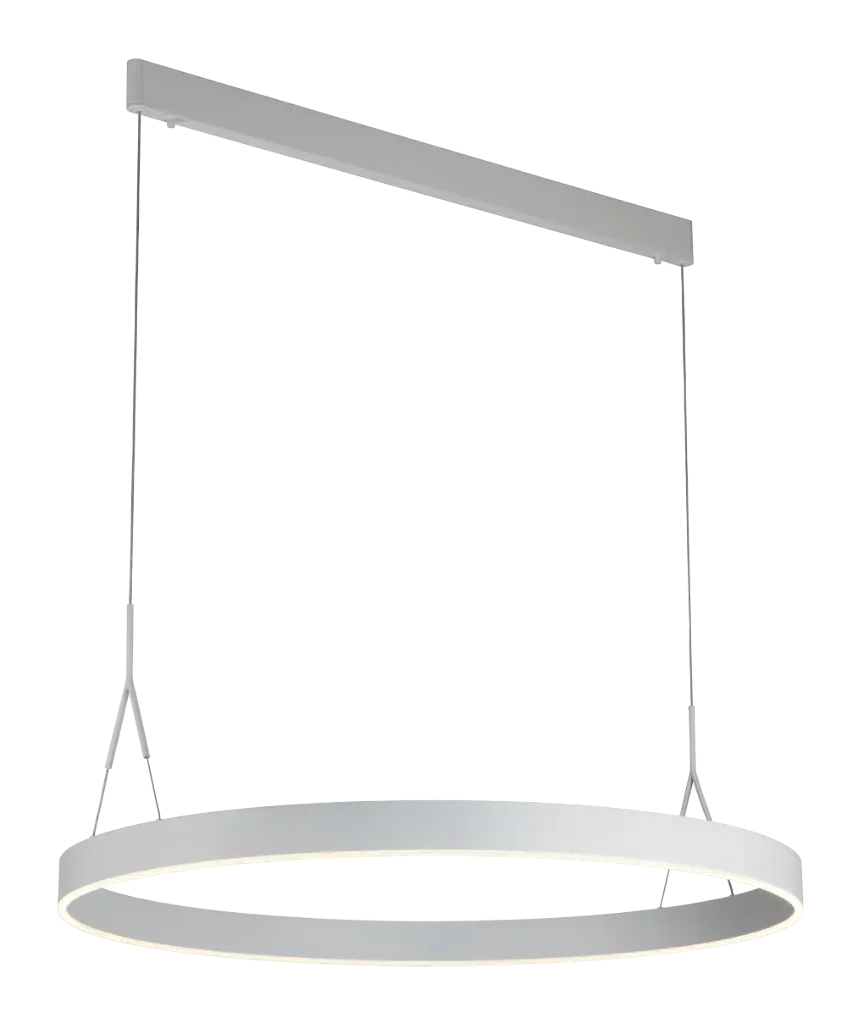 PURE LED pendel rond D90 35W wit