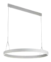 PURE LED pendel rond D90 35W wit