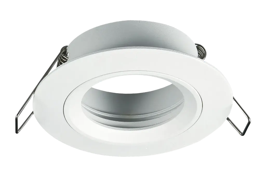 SATURN inbouwspot vast GU10 (excl. Lamp) mat wit 80mm