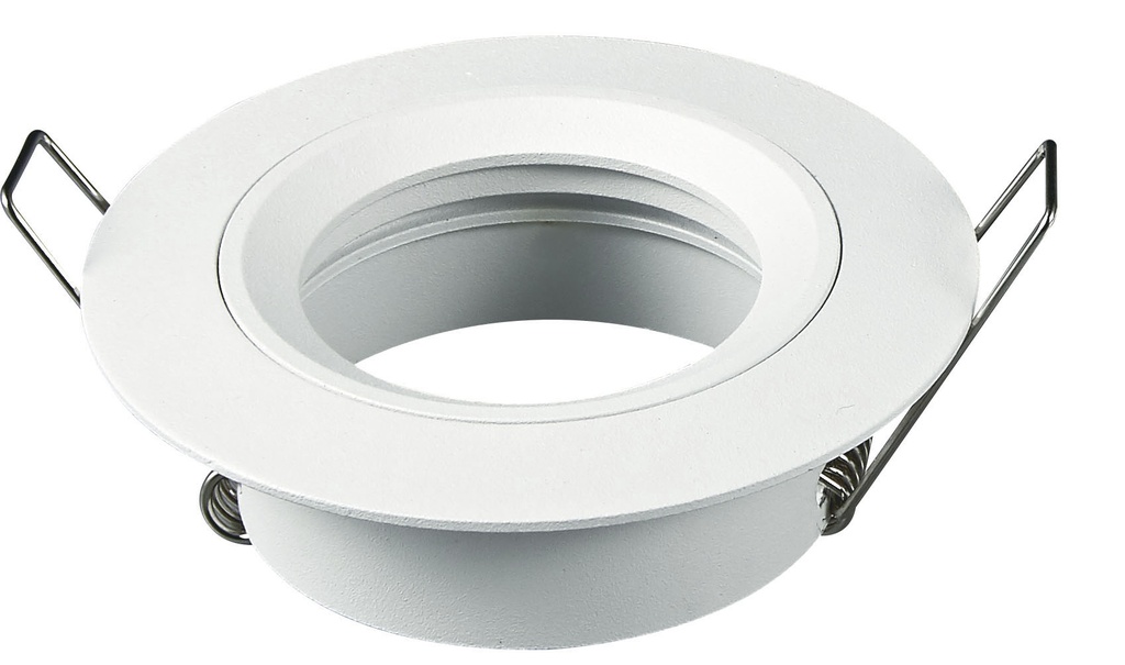 SATURN inbouwspot vast GU10 (excl. Lamp) mat wit 80mm