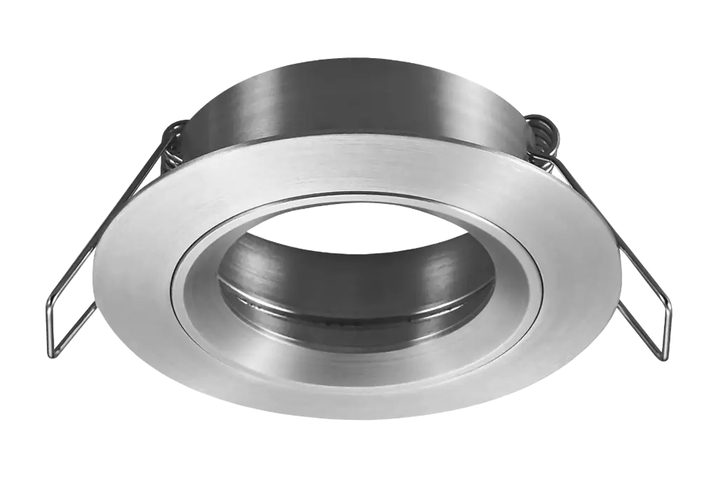 SATURN inbouwspot vast GU10 (excl. Lamp) geborsteld alu 80mm