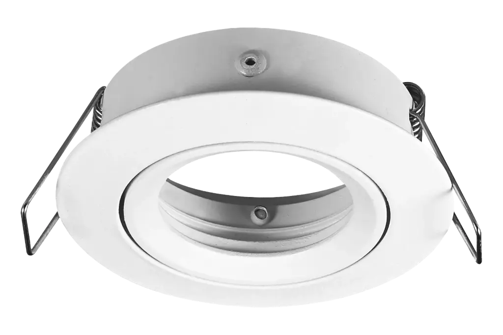 SATURN spot à encastrer orientable GU10(excl.amp.)blanc 83mm