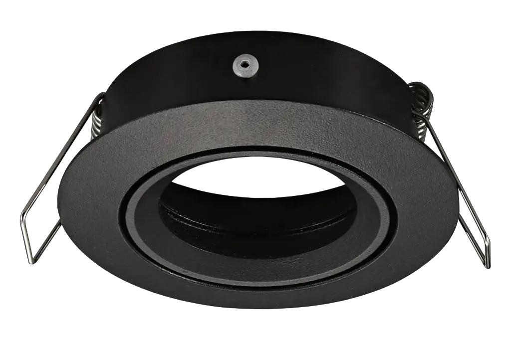 SATURN inbouwspot richtbaar GU10 (excl.Lamp) mat zwart 83mm