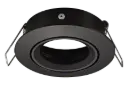 SATURN spot à encastrer orientable GU10(excl.amp.) noir 83mm