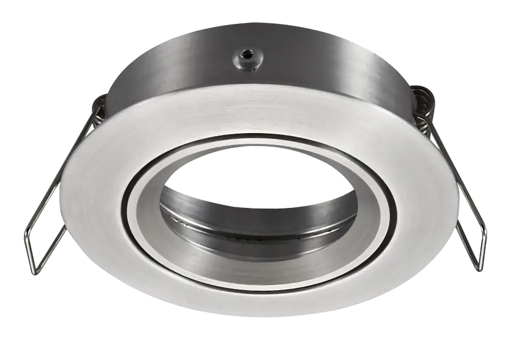 *SATURN inbouwspot richtbaar GU10 (excl.Lamp) geborsteld alu 83mm