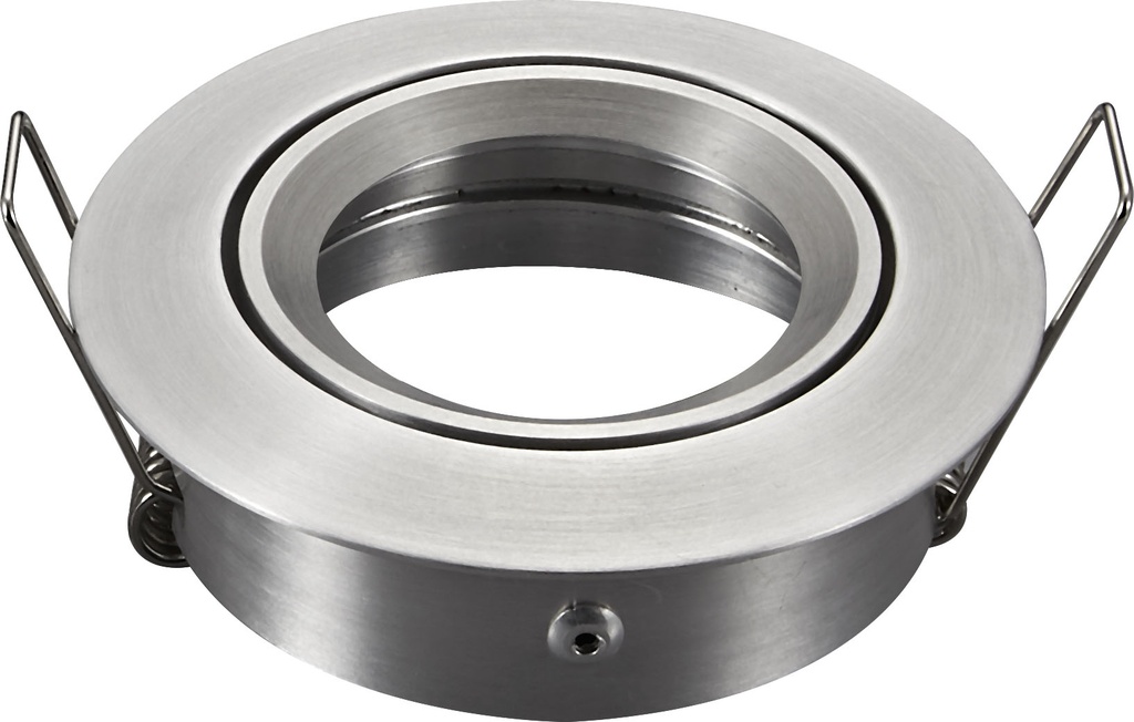 SATURN inbouwspot richtbaar GU10 (excl.Lamp) geborsteld alu 83mm