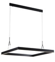 PURE LED pendel vierkant 90x90 42W zwart