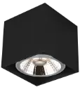 BOX-1L square black incl. AR111 12,4W 2700K