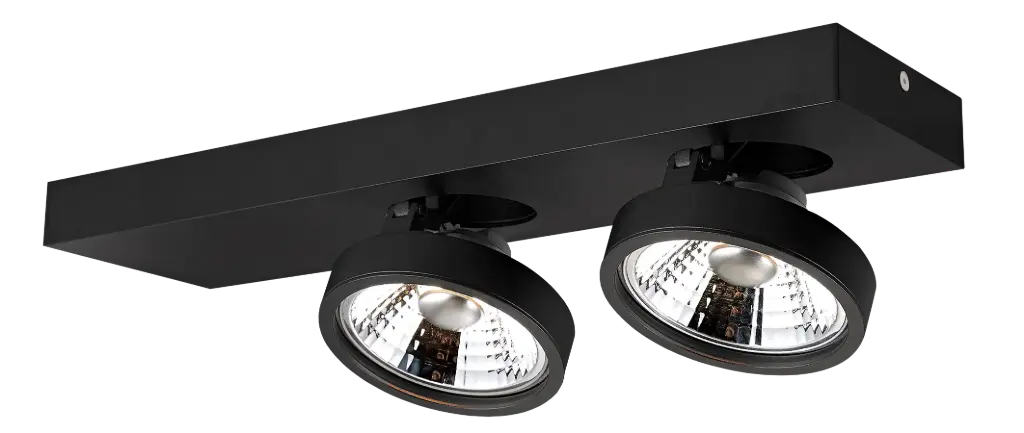 AEON-2 zwart 2x AR111 (incl)