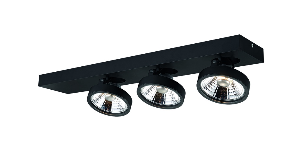 AEON-3 zwart 3x AR111 (incl)