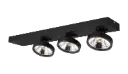AEON-3 noir 3x AR111 12,4W 2700K