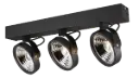 PULSE-3 zwart 3x AR111 (incl)