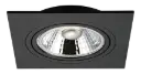 ZOOM AR111 SQ 1L inbouwspot zwart incl. AR111 12,4W 2700K